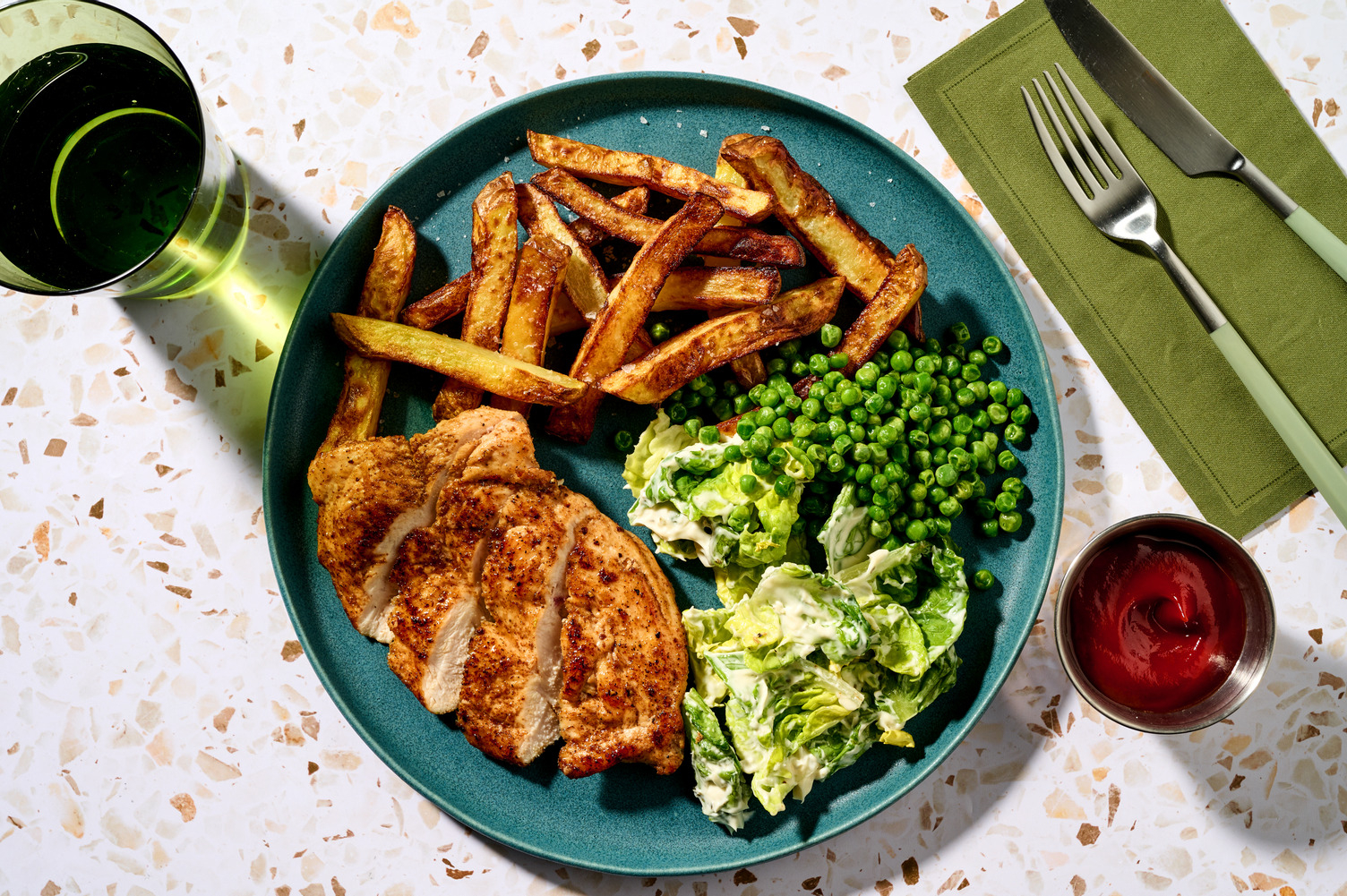Peri Peri Spiced Rump Steaks and Chips