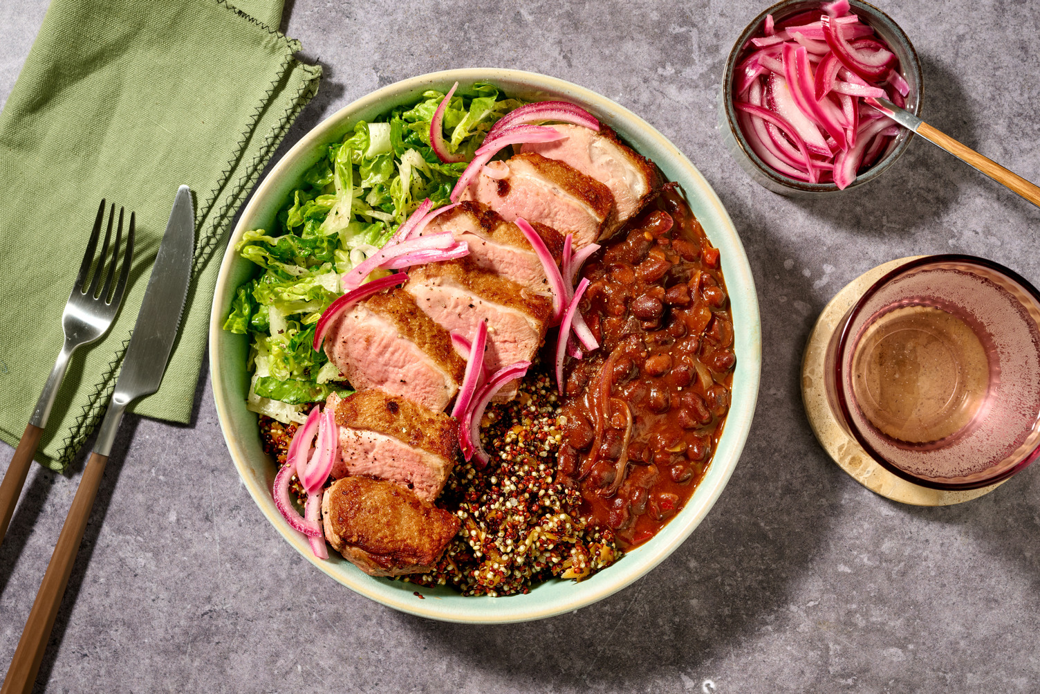 Burrito Bowl mit doppelt Steak vom Weiderind