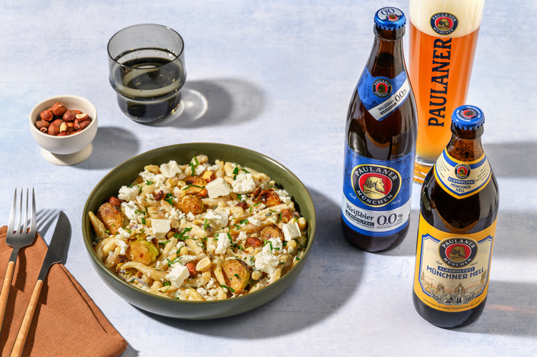 Schupfnudeln mit Rosenkohl und extra Bio-Feta