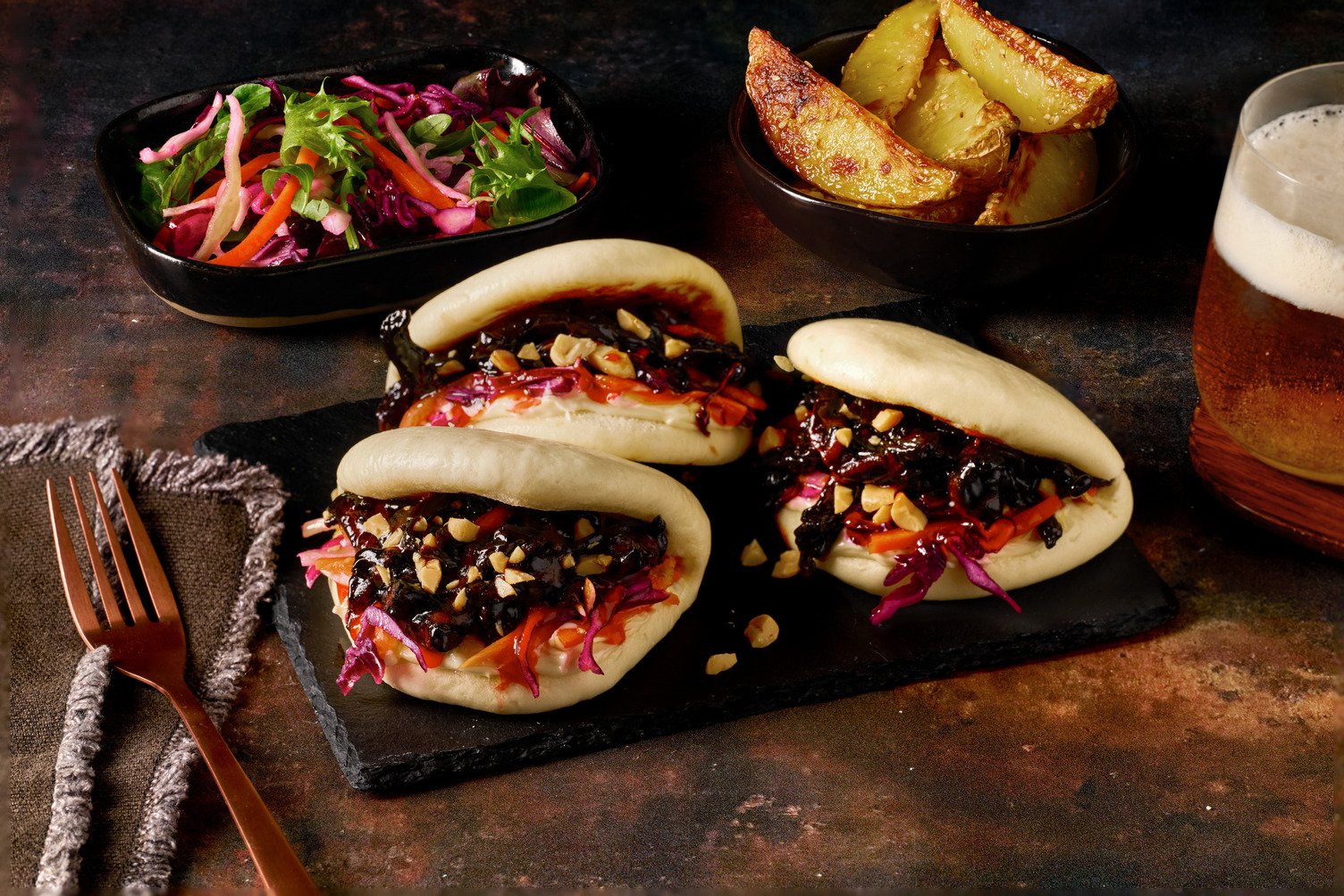 Pulled Teriyaki Fable Mushroom Bao
