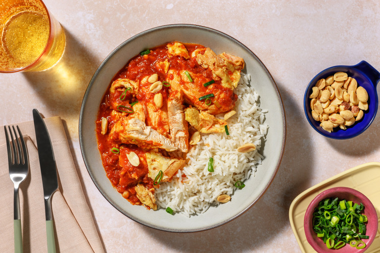 Chinesische Wok-Pfanne mit Bio-Hähnchen & Tomate
