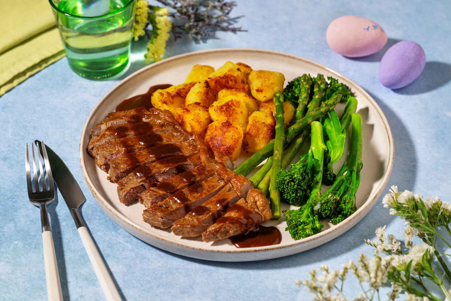 21 Day Aged Sirloin Steak and Red Wine Jus