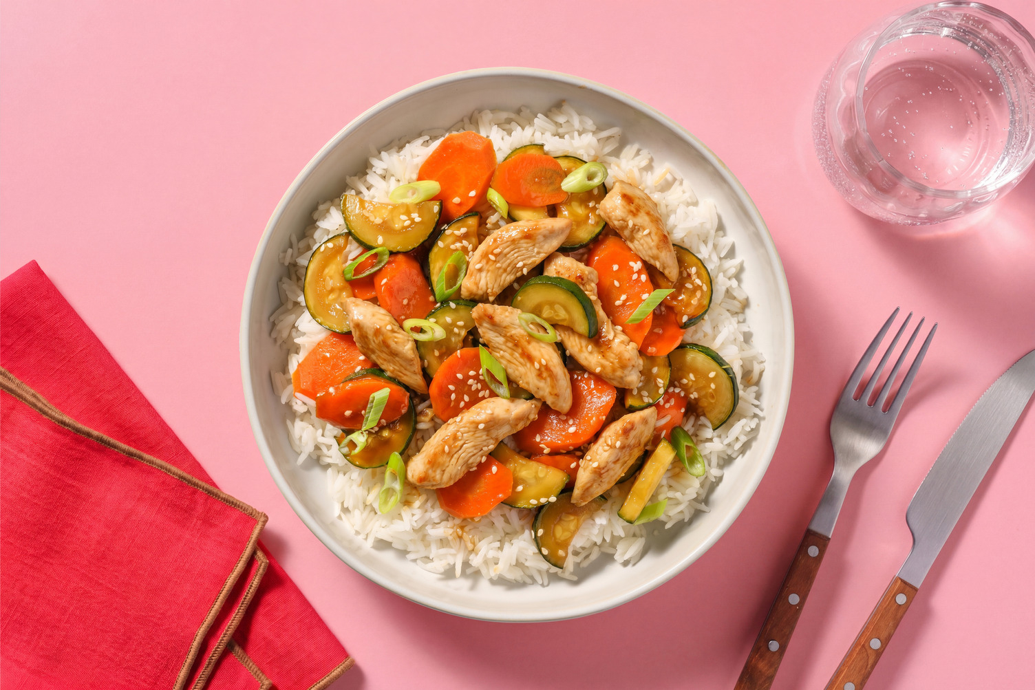 Teriyaki-Hähnchen mit Erdnüssen