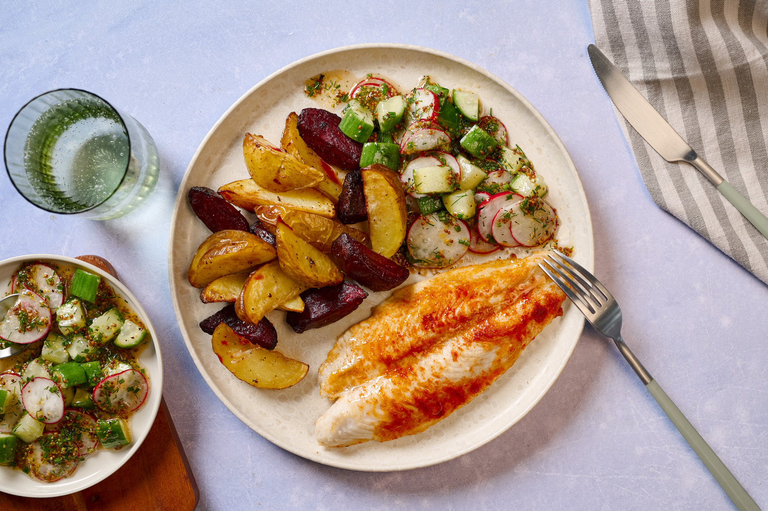 Mediterraner Pangasius mit Wurzelgemüse