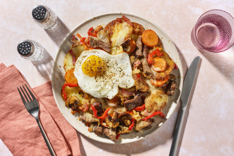 Salzburger Bauern-Gröstl & Steak vom Weiderind