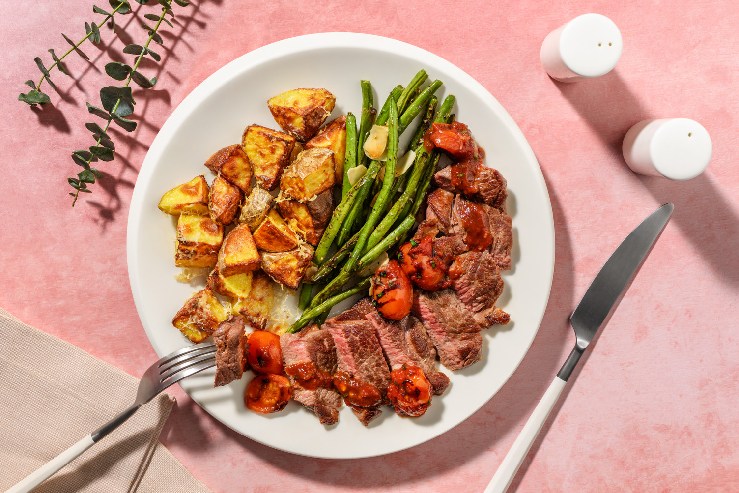 21 Day Aged Sirloin Steak and Sun-Dried Tomato Salsa