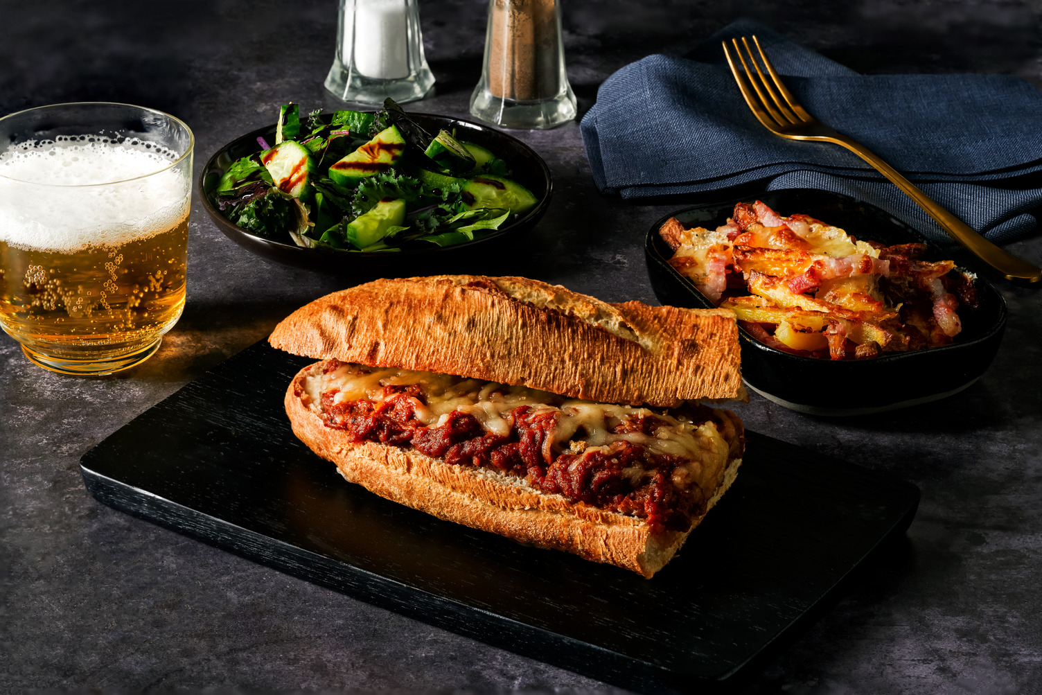Pulled Beef Chipotle Chilli Hoagie