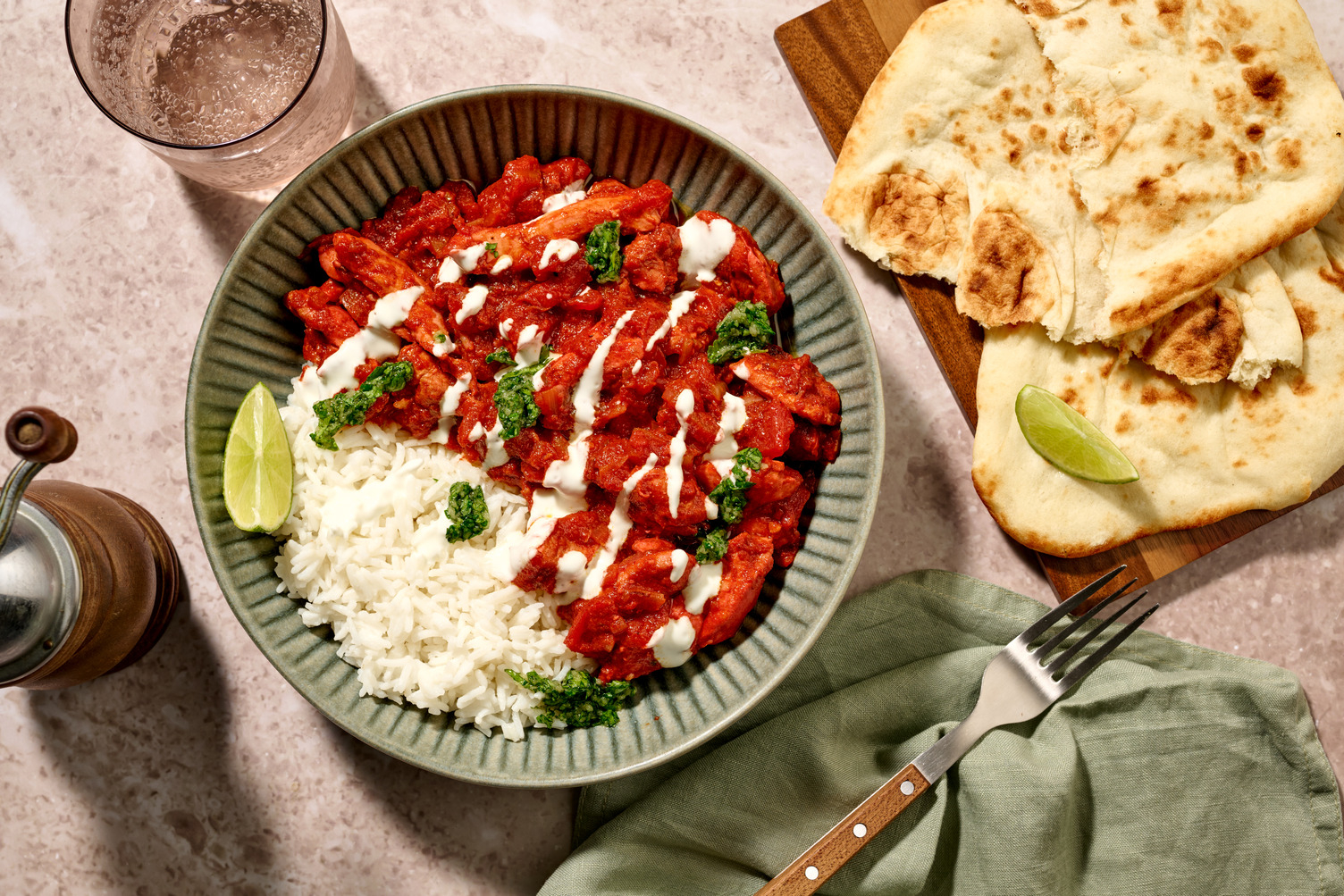 Sportersfavoriet: kip à la karahi met koriandersalsa