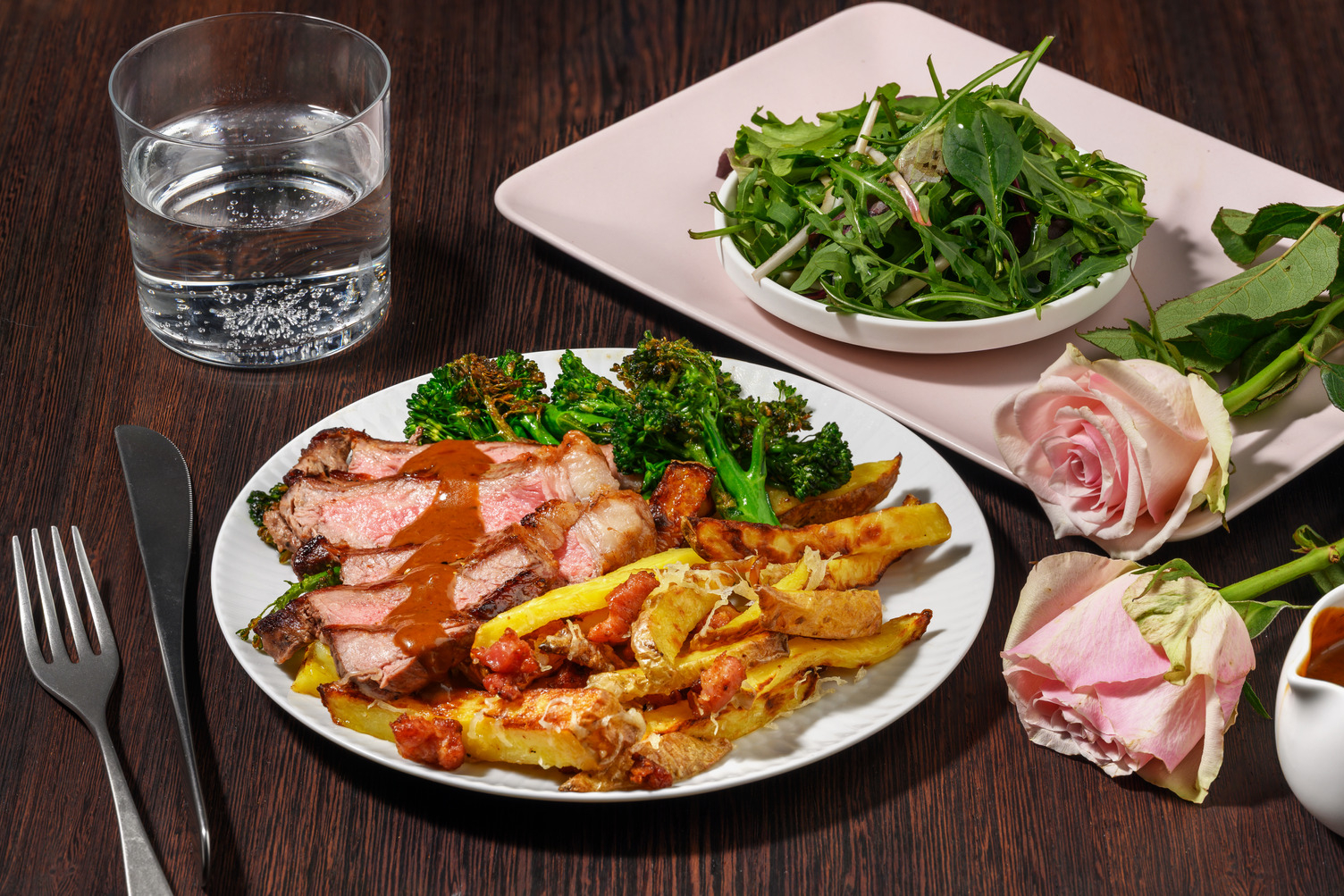 Decadent Rump Steak in Creamy Truffle Mushroom Sauce