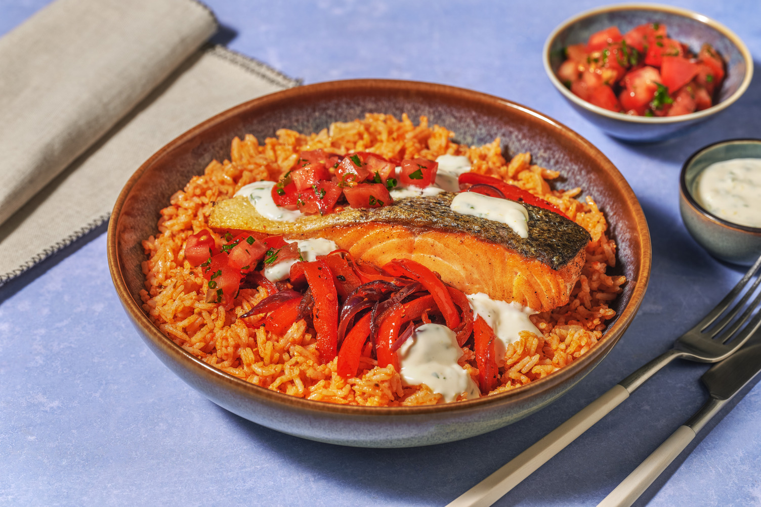 Piri Piri Lachs mit Tomatensalsa