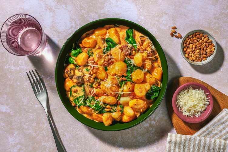 Gnocchi mit Tomatenrahm und Guanciale