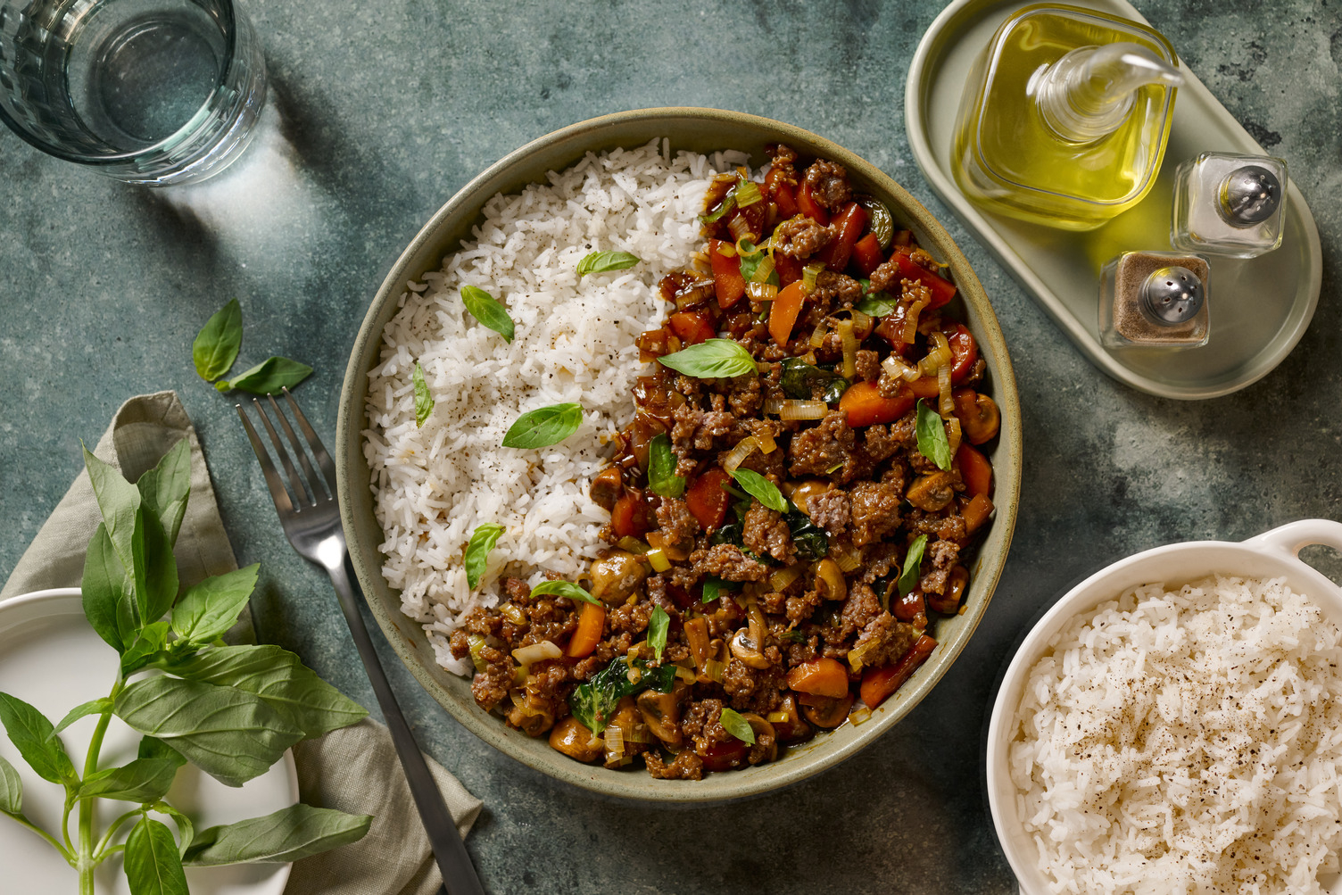 Pad Kra Pao mit Bio-Rinderhack