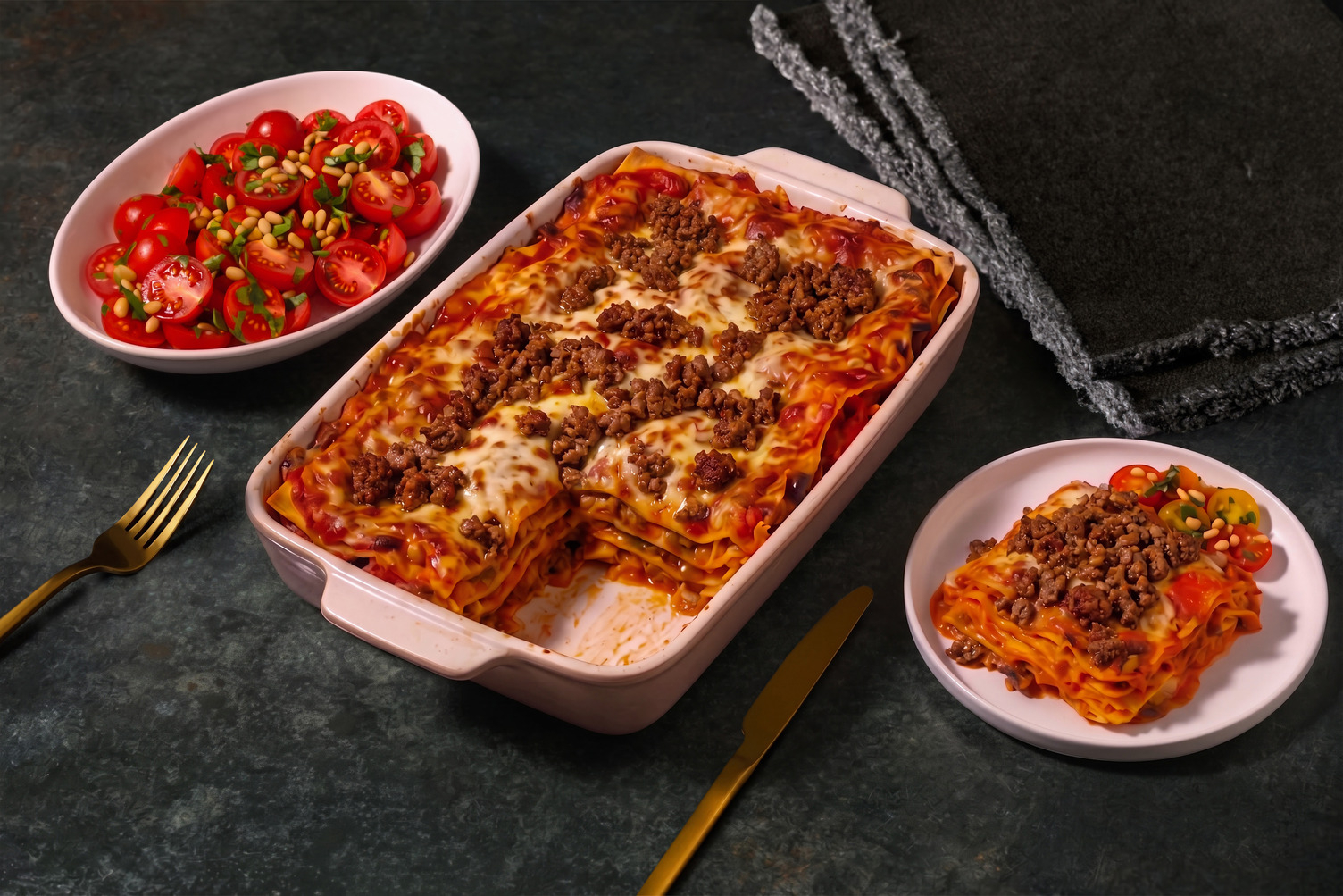 Lasagne für die ganze Familie mit Lammhack