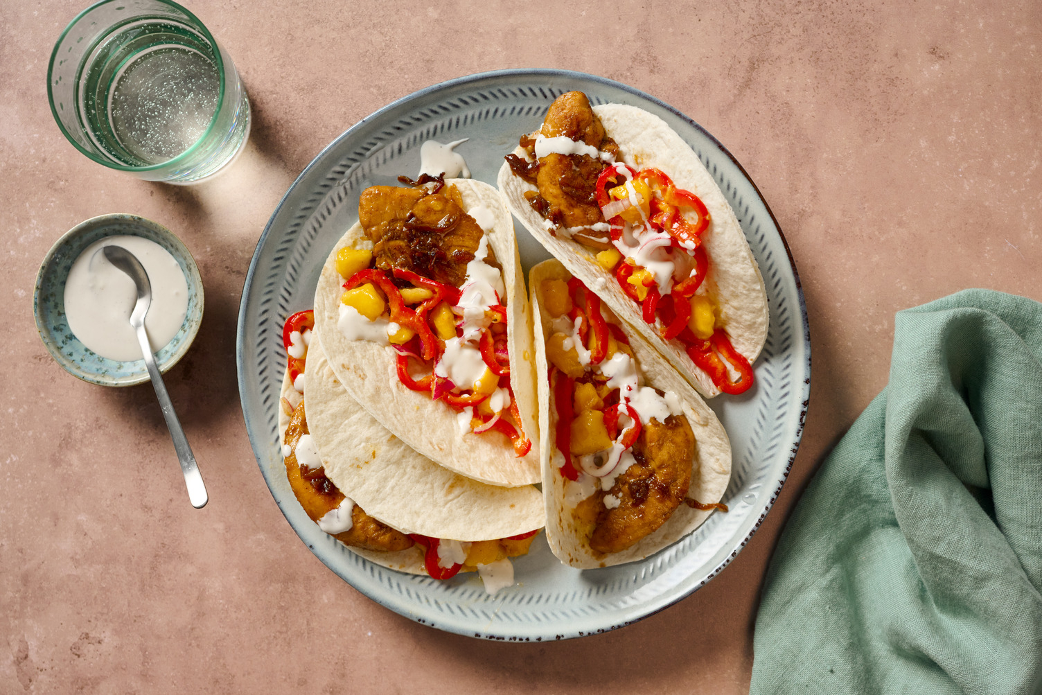 Tacos mit Bio-Hähnchen und Mango-Salsa