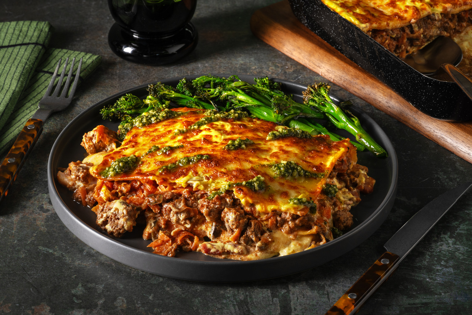 Ultimate Beef, Bacon and Aubergine Lasagne