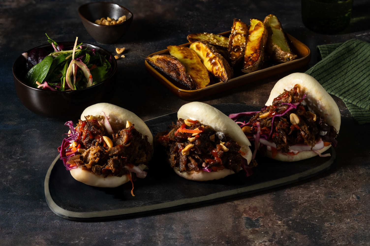 Pulled Teriyaki Fable Mushroom Bao