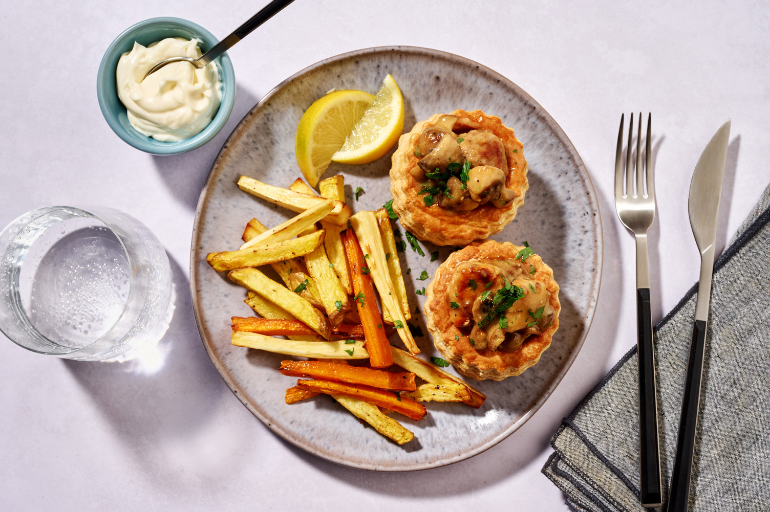 Comme chez Mamie : Vols-au-vent aux deux poulets