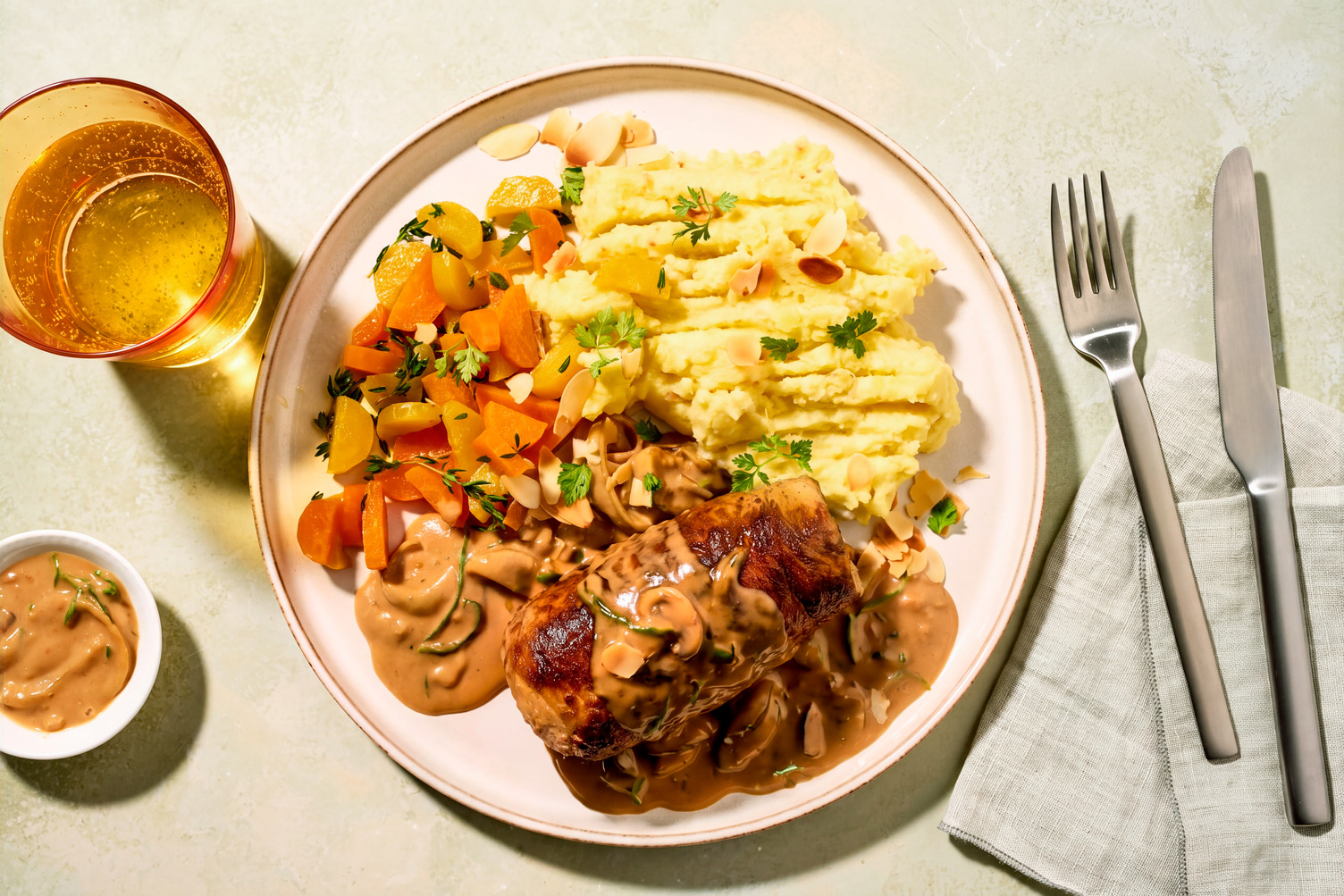 Comme chez Mamie : « Oiseau sans tête» & sauce à l'estragon