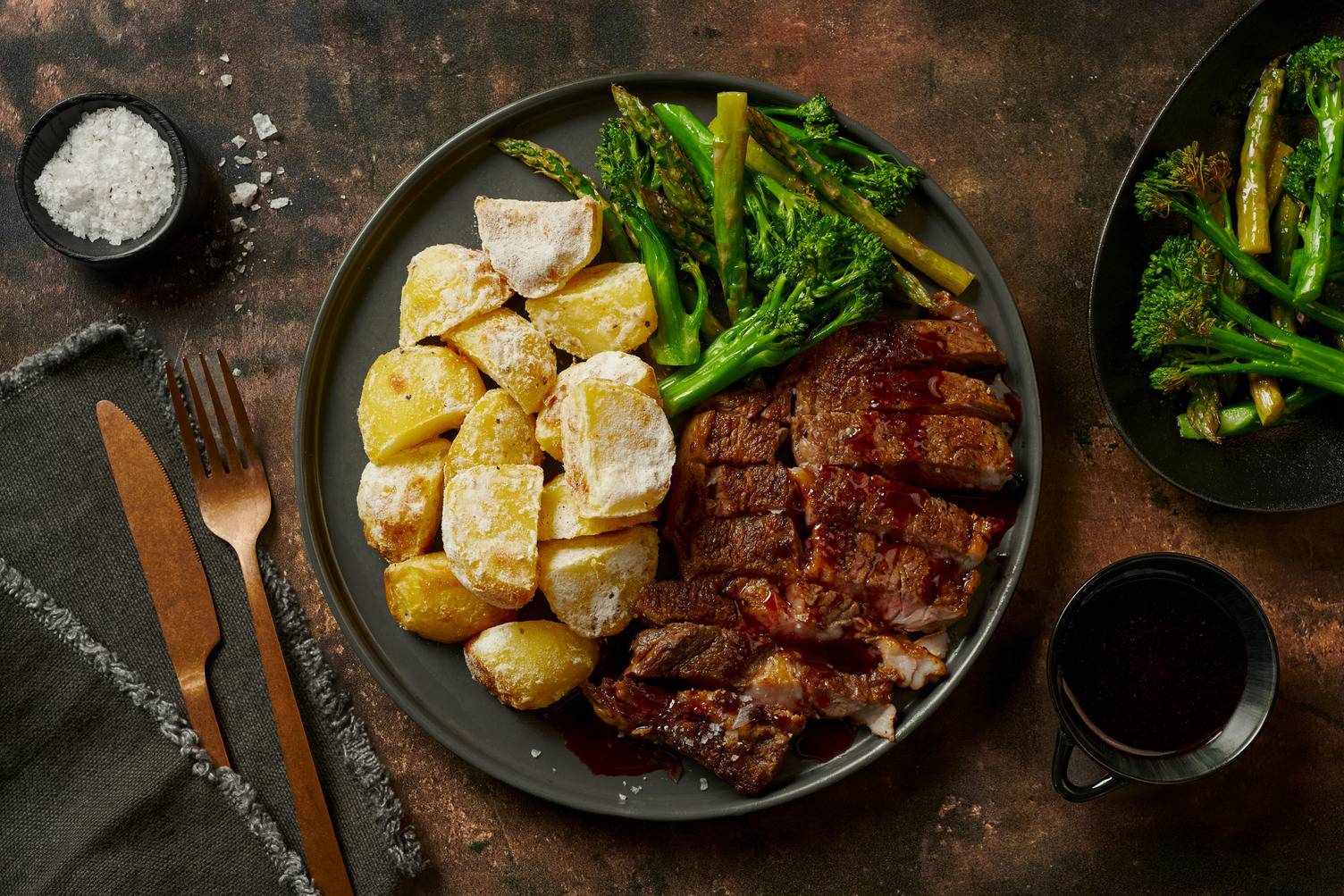 Double 21 Day Aged Sirloin Steak and Red Wine Jus