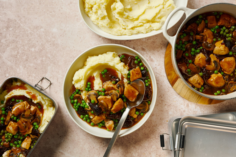 Batch Cook: Rich Chicken and Mushroom Stew