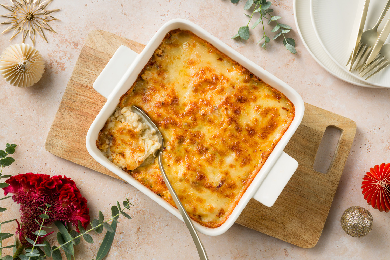 Cheesy Cauliflower Bake