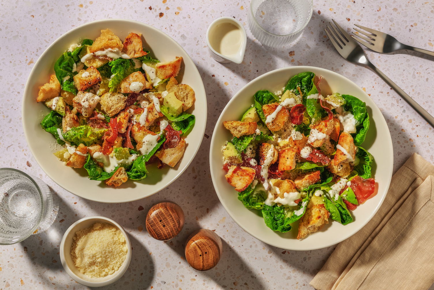 Chicken Caesar Style Salad