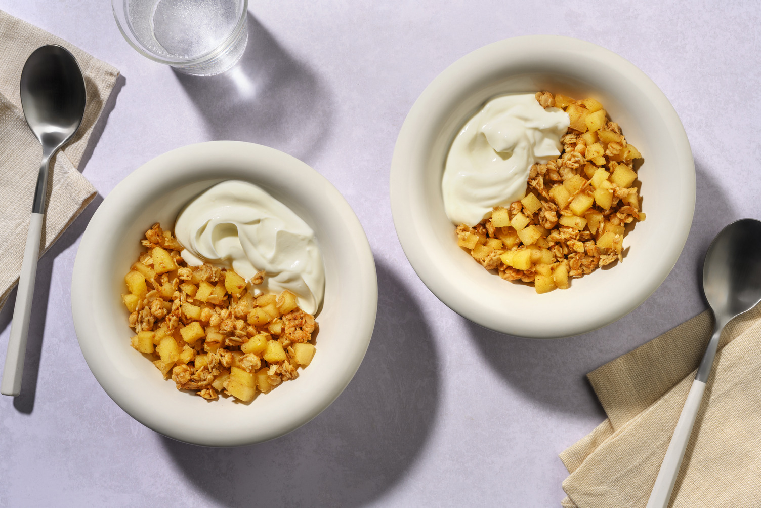 Apple Crumble Inspired Granola Bowl