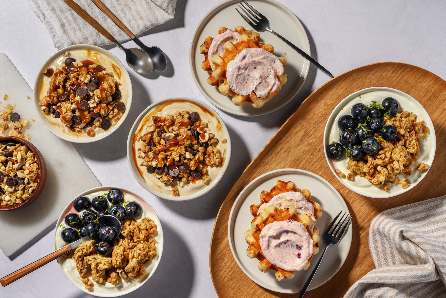 3 Day Breakfast Plan | Granola Yoghurt and Waffles