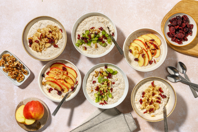 Overnight Oats : banane, kiwi & pomme