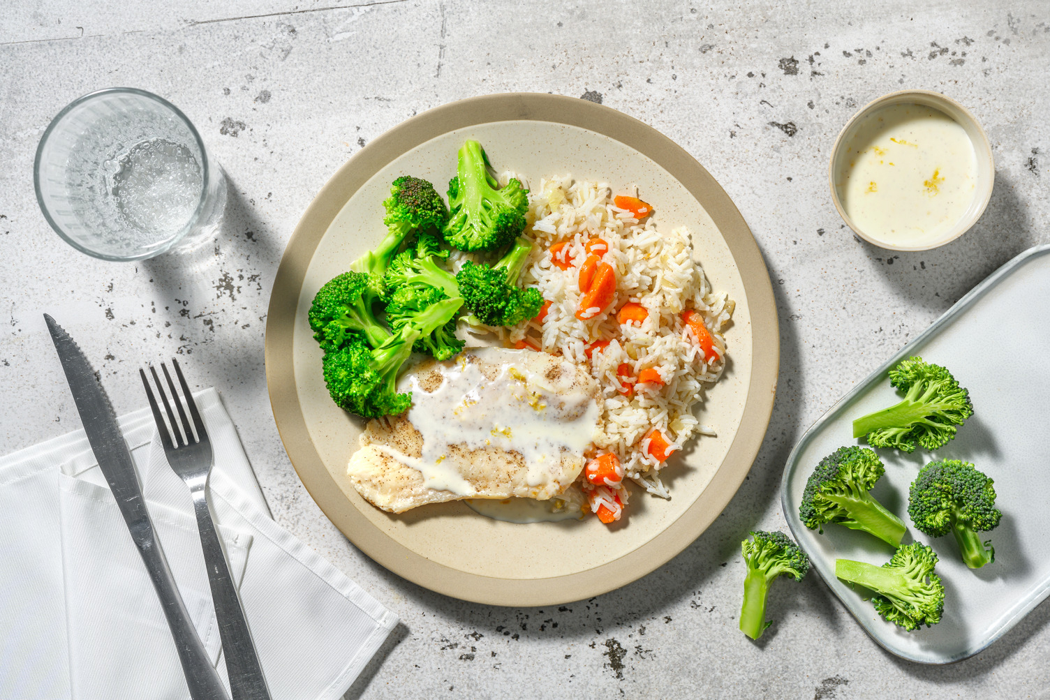 Cabillaud crème au citron