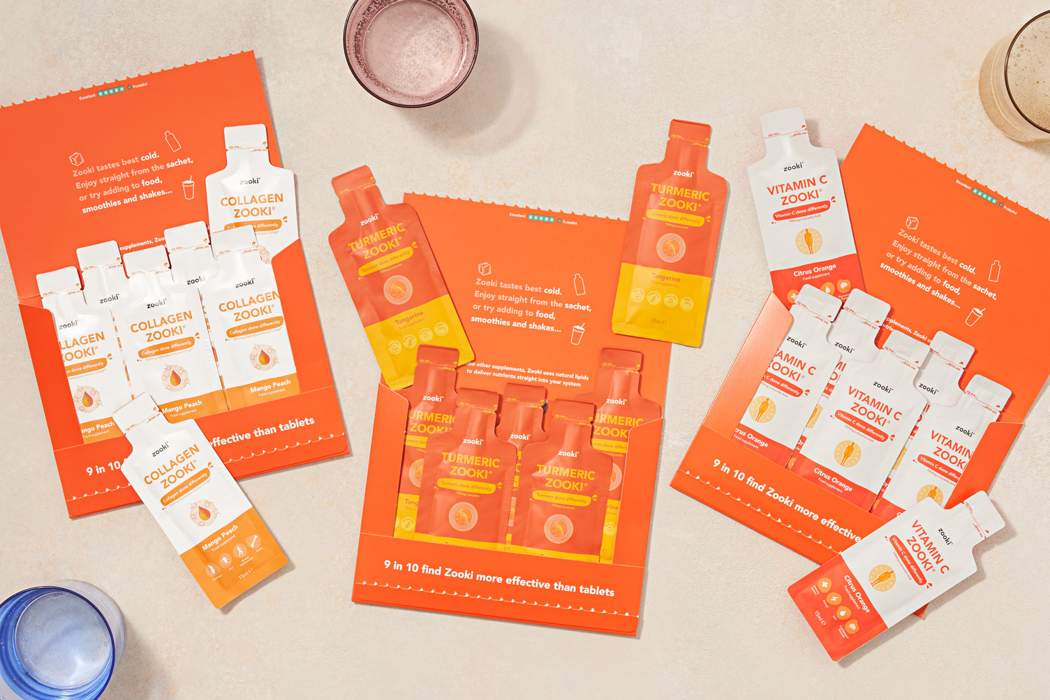 Zooki 21 Sachet Bundle | Collagen, Vit C and Turmeric