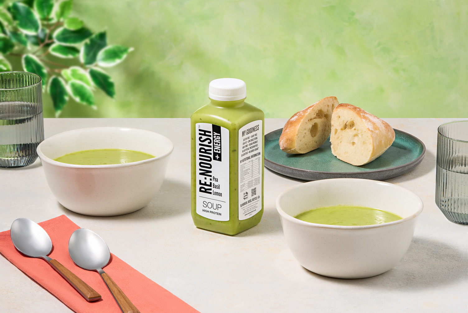 Re:Nourish Energy Soup and Ciabatta Bundle