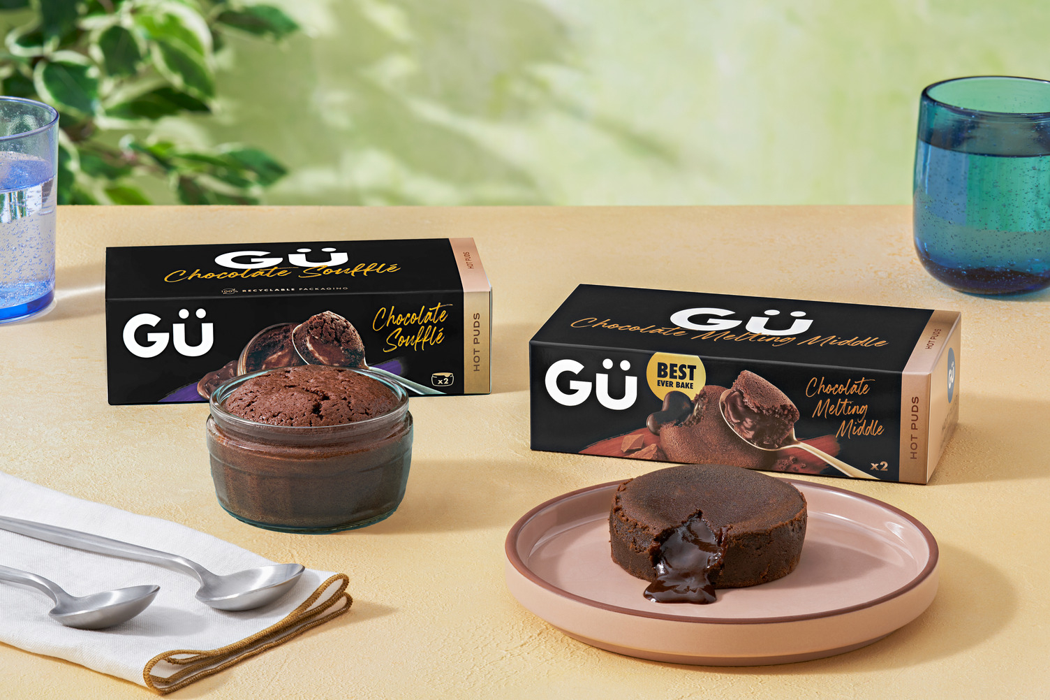 Gü Chocolate Soufflés and Melting Middle Variety Bundle