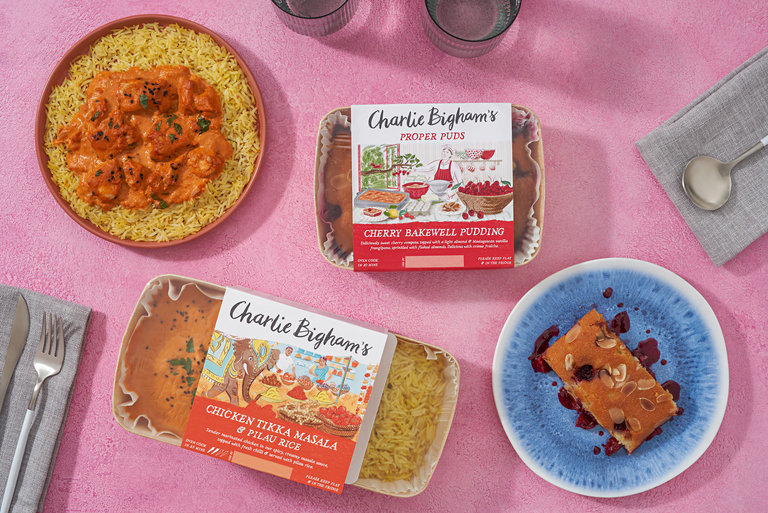 Charlie Bigham's Dinner and Dessert Bundle