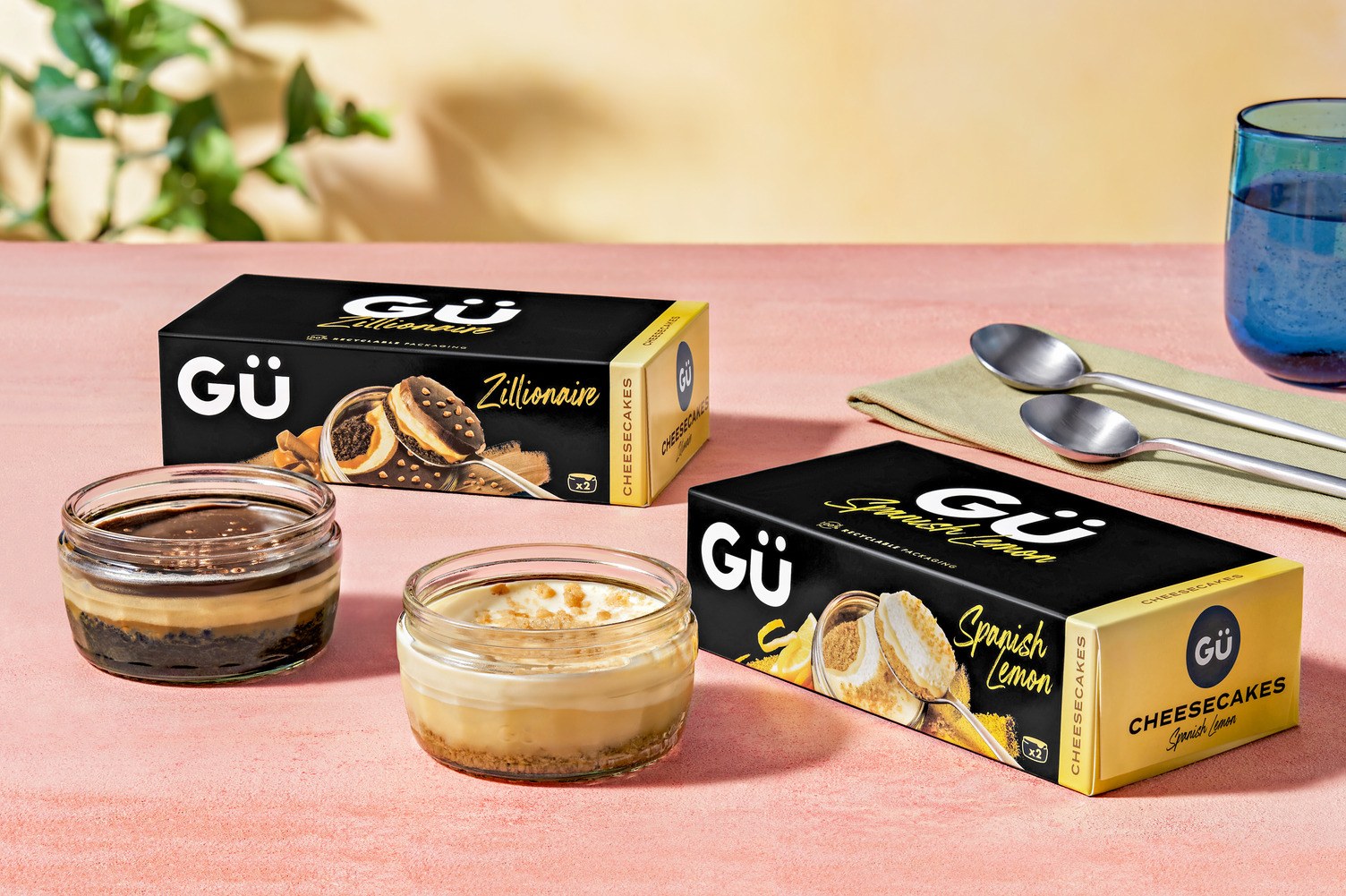 Gü-Zillionaires' Cheesecakes and Zesty Lemon Cheesecakes Variety Bundle