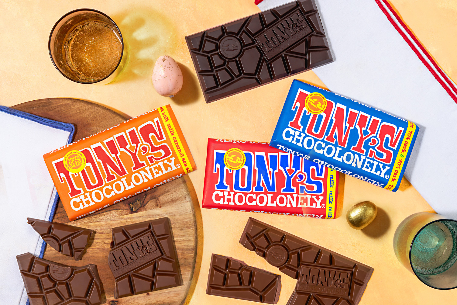 Tony's Chocolonely Triple Chocolate Bundle | 3 x 180g