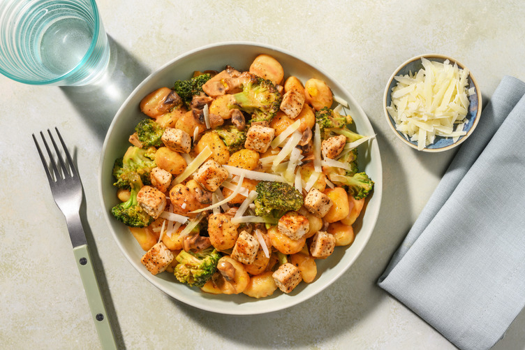 Creamy Veggie Nduja Gnocchi with Irish Chicken