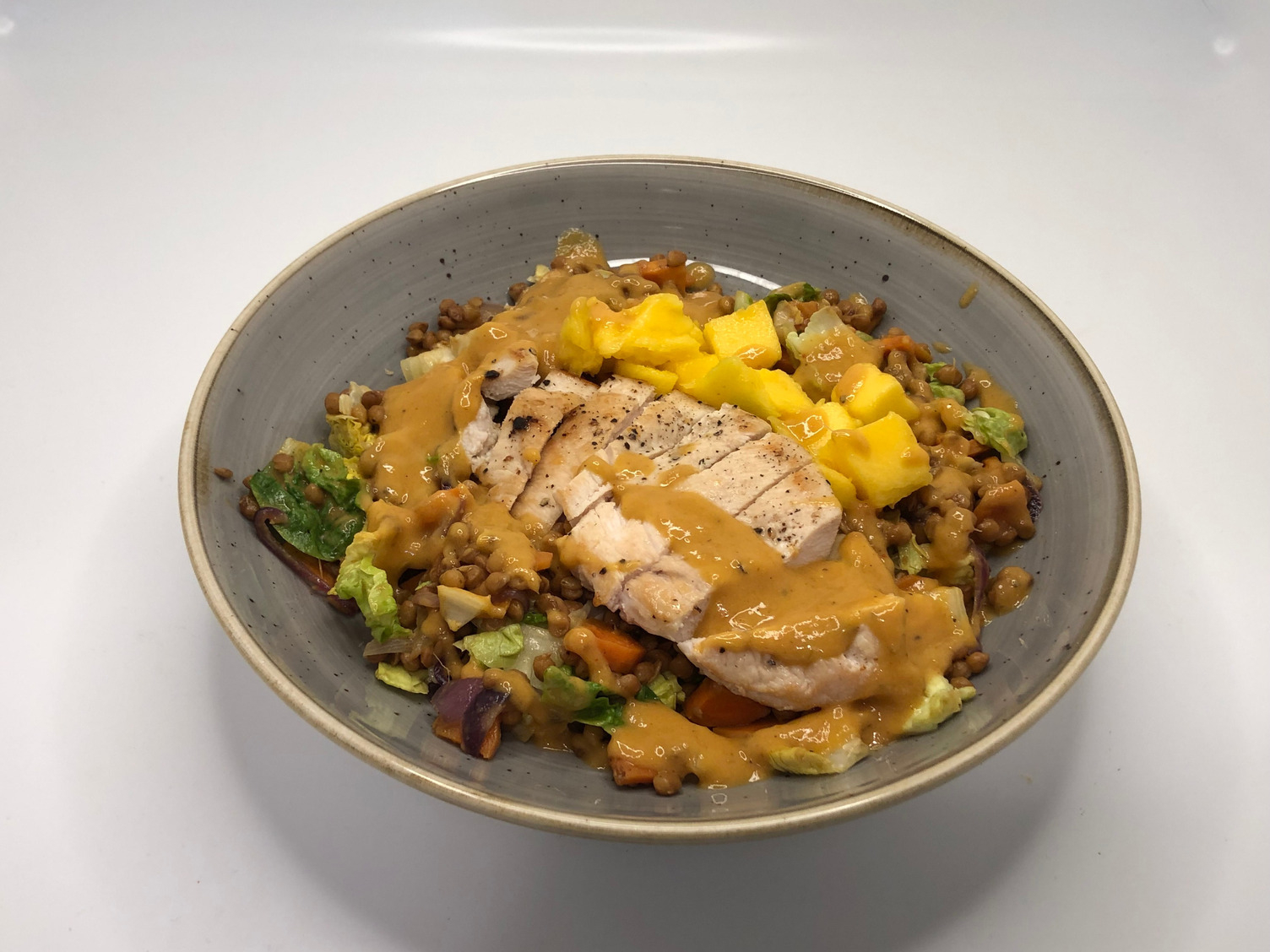 Thai Mango-Hähnchen Salat!