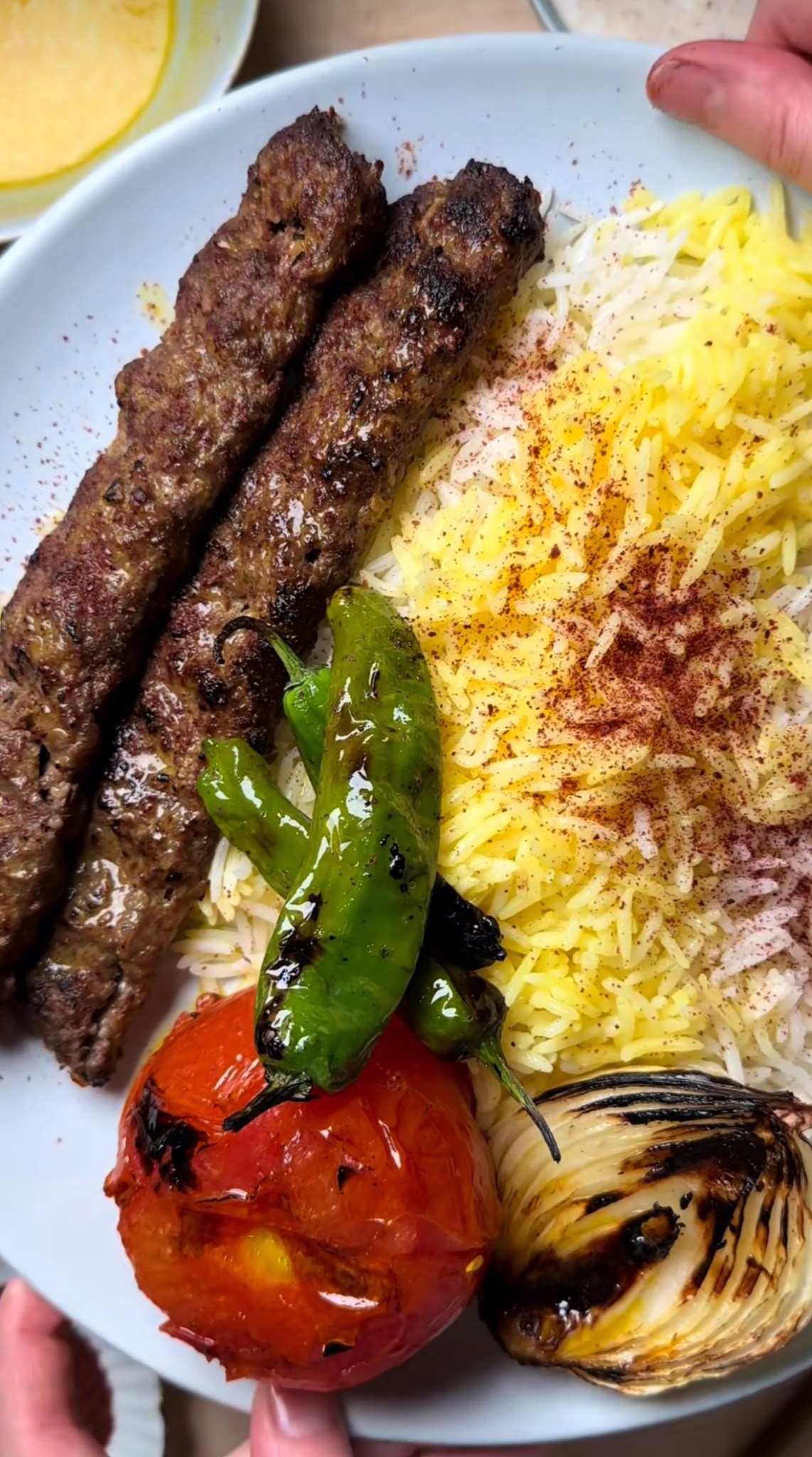 Sheet-Pan Beef Kebab Dinner