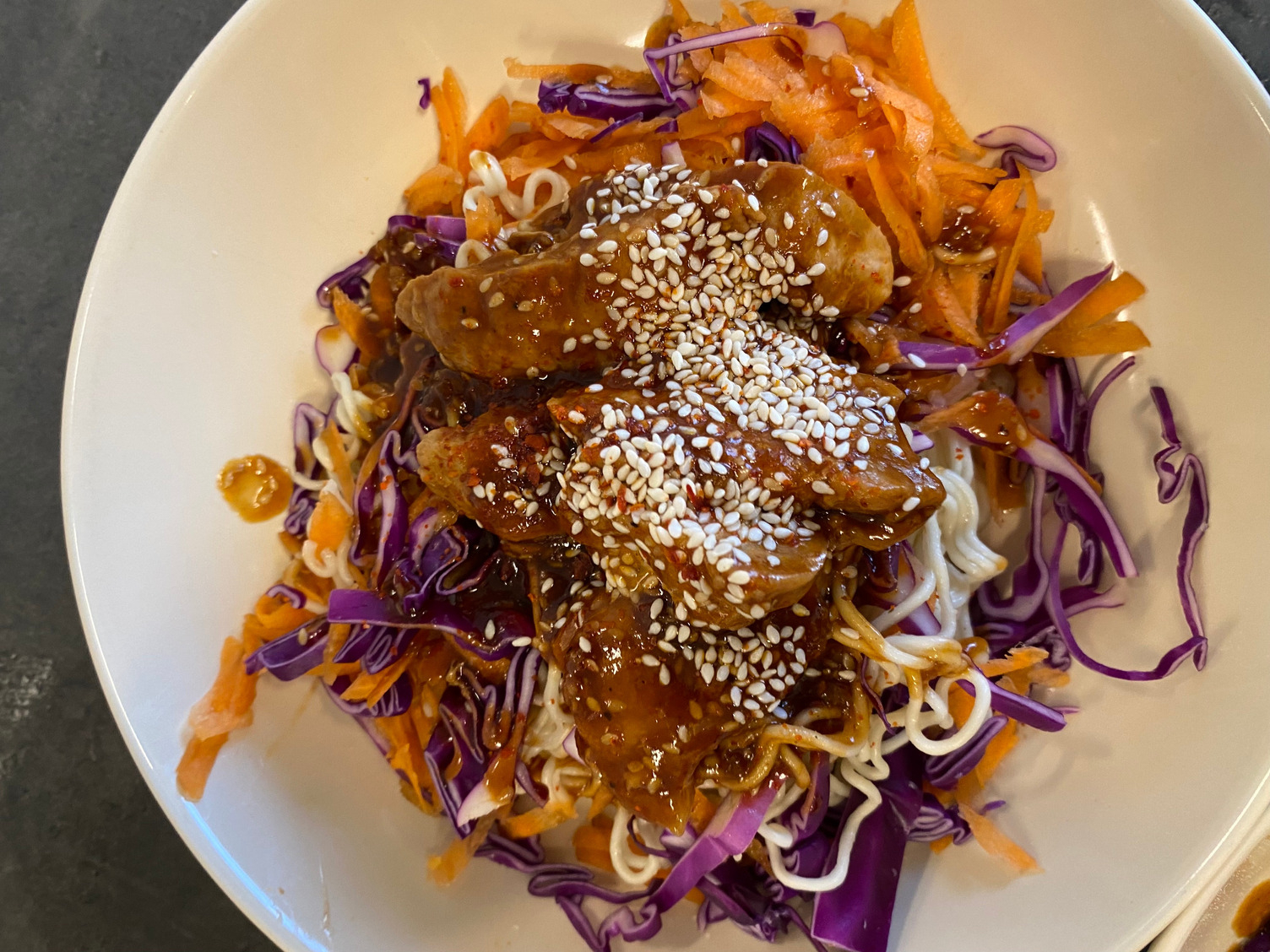 Sweet and spicy BBQ pork