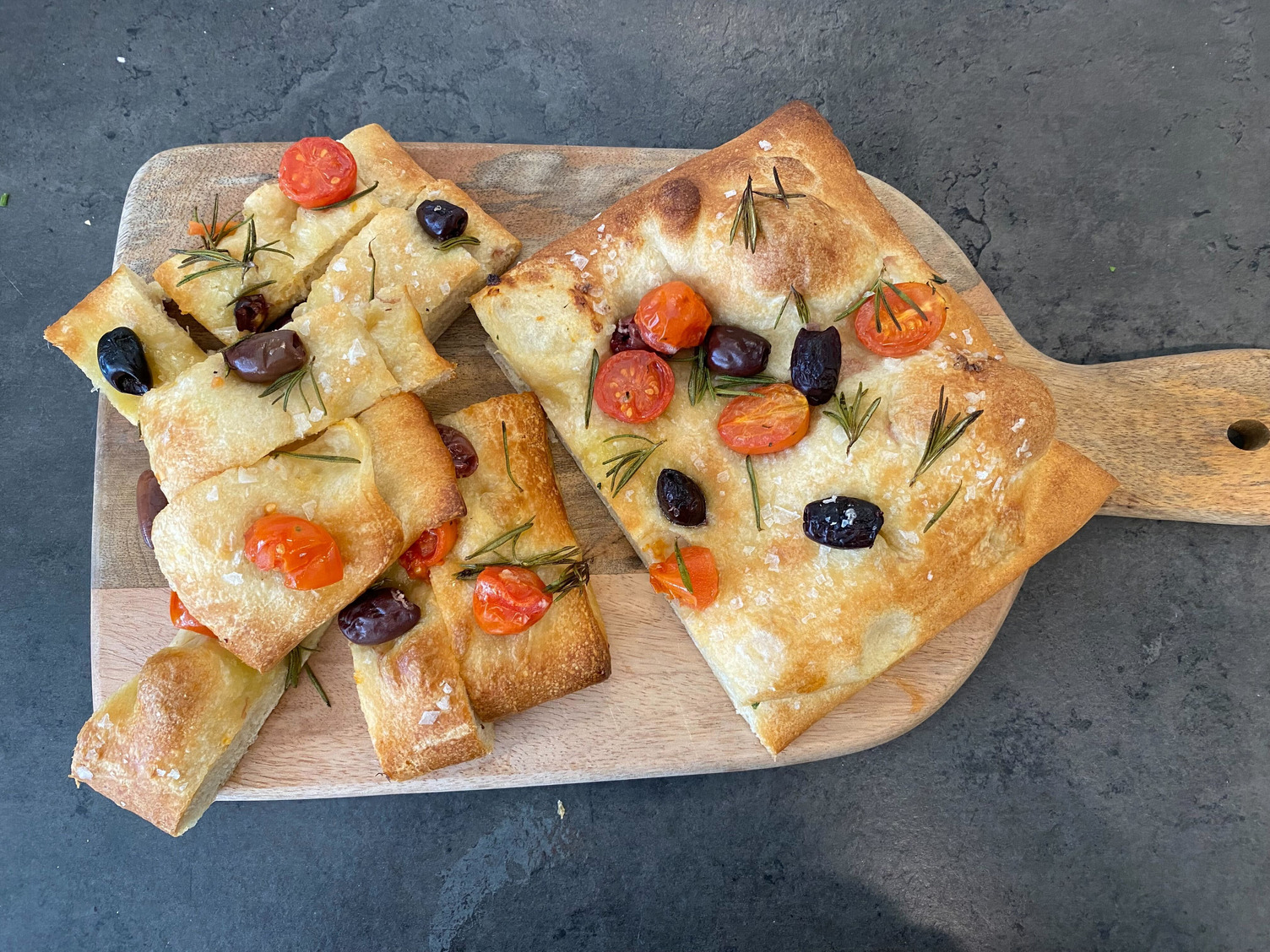Olive and rosemary bread