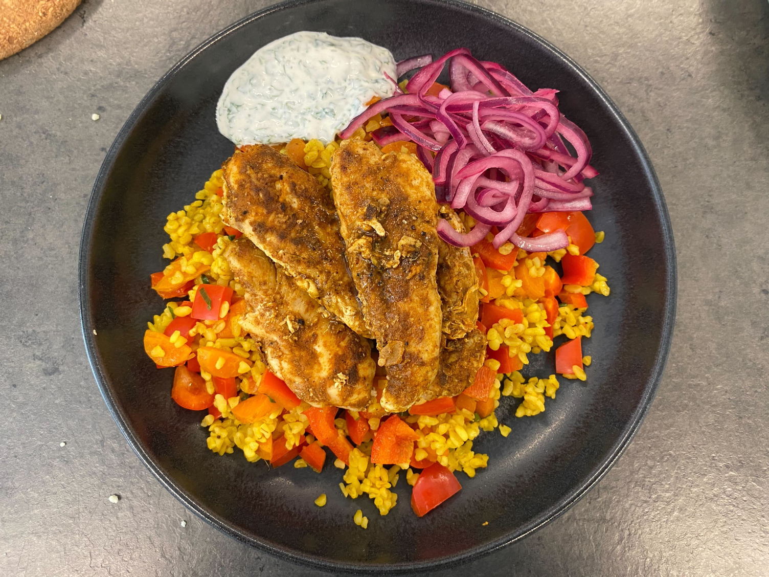 Indian inspired chicken