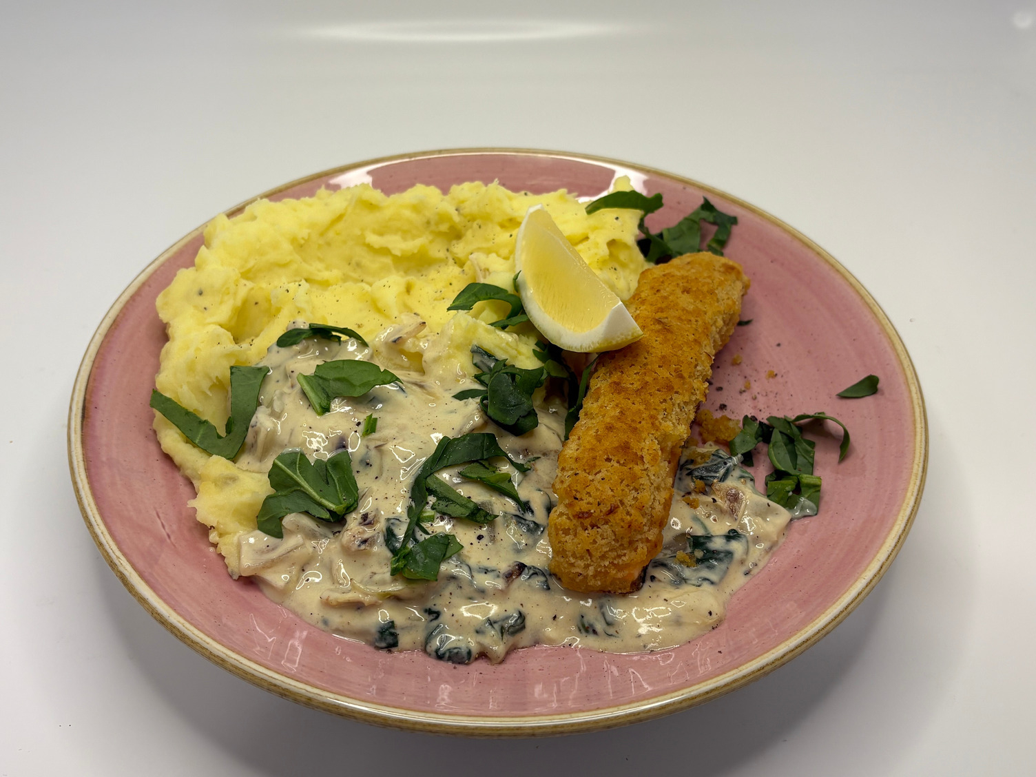 Lachsfilet mit Senfkruste