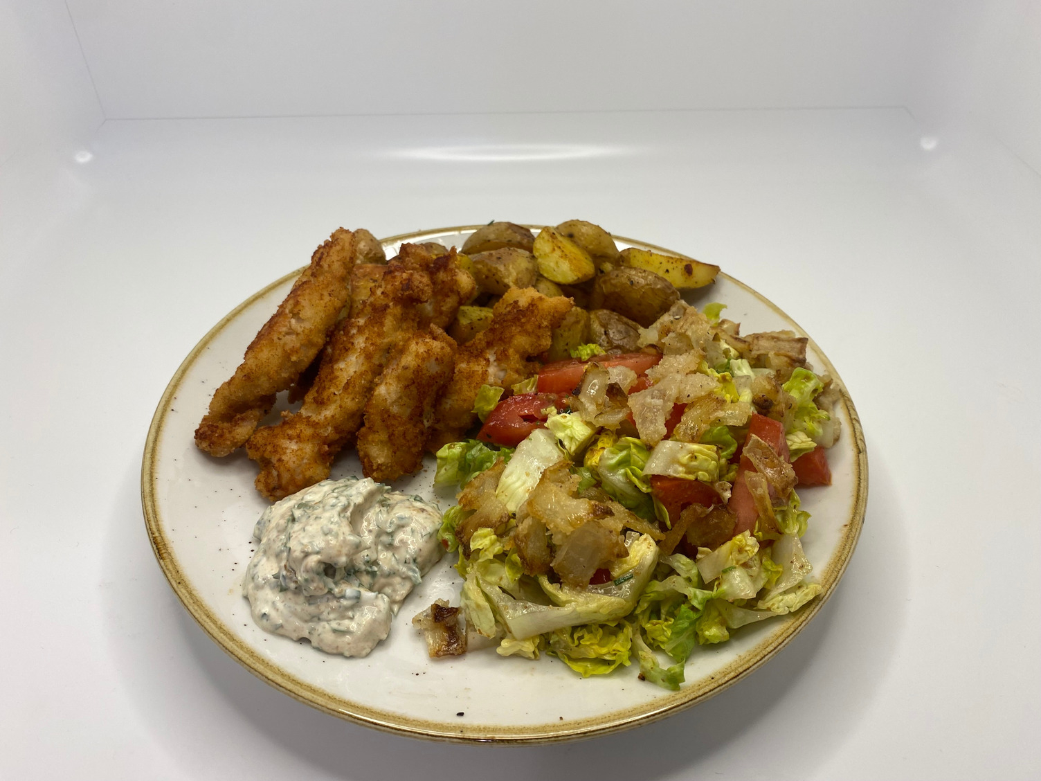 Backhendl Teller!