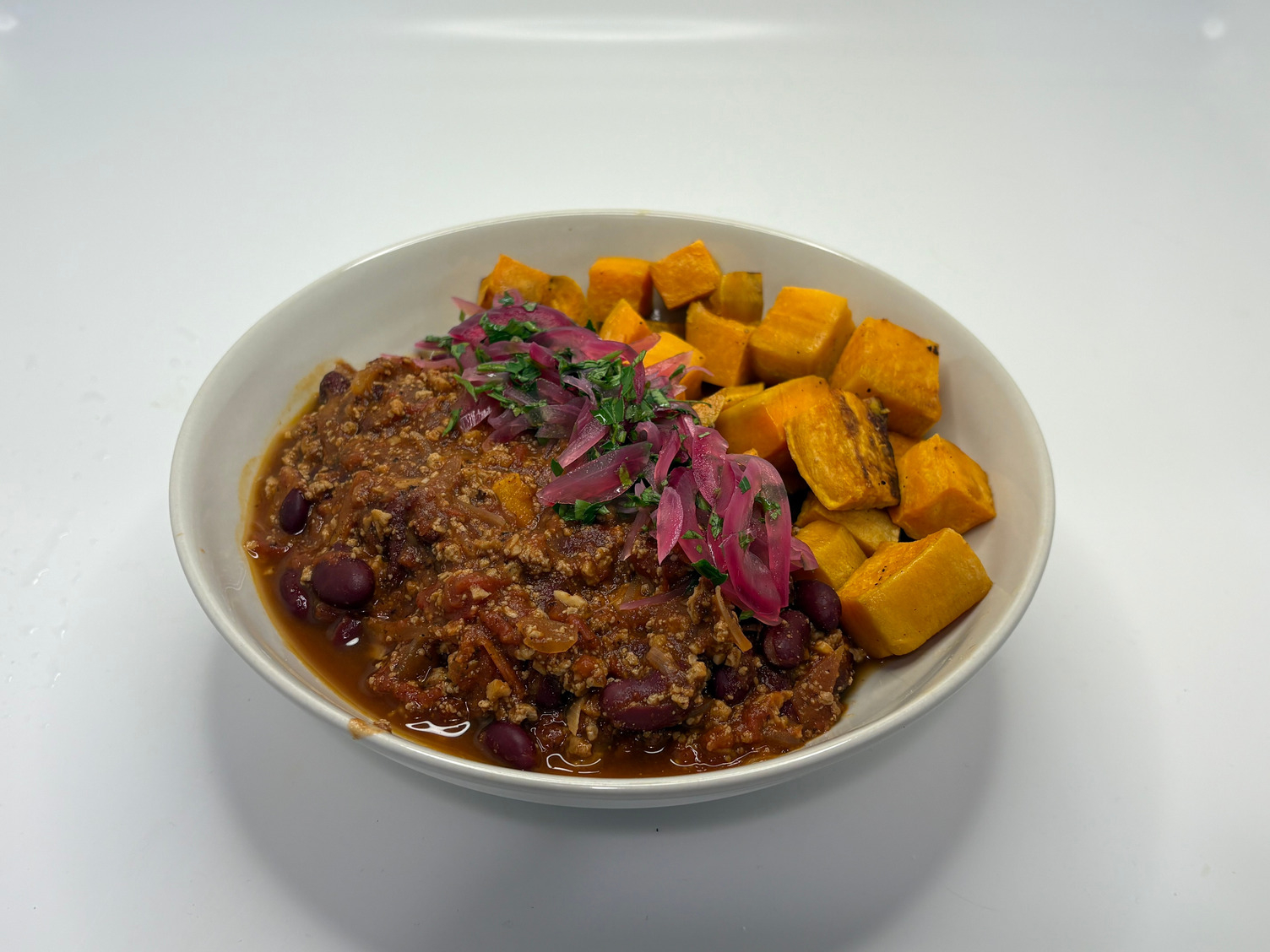 Veganes Chipotle Chili mit Tofu
