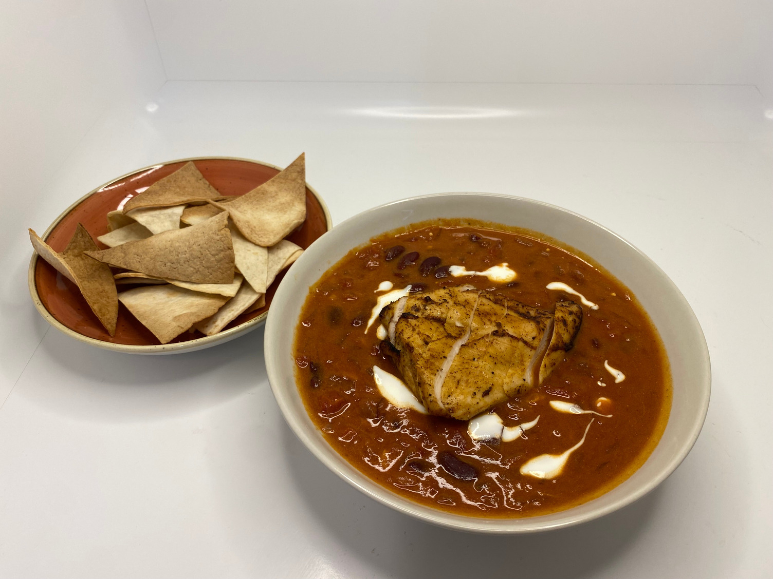 Cremige Chipotle-Hähnchen-Suppe