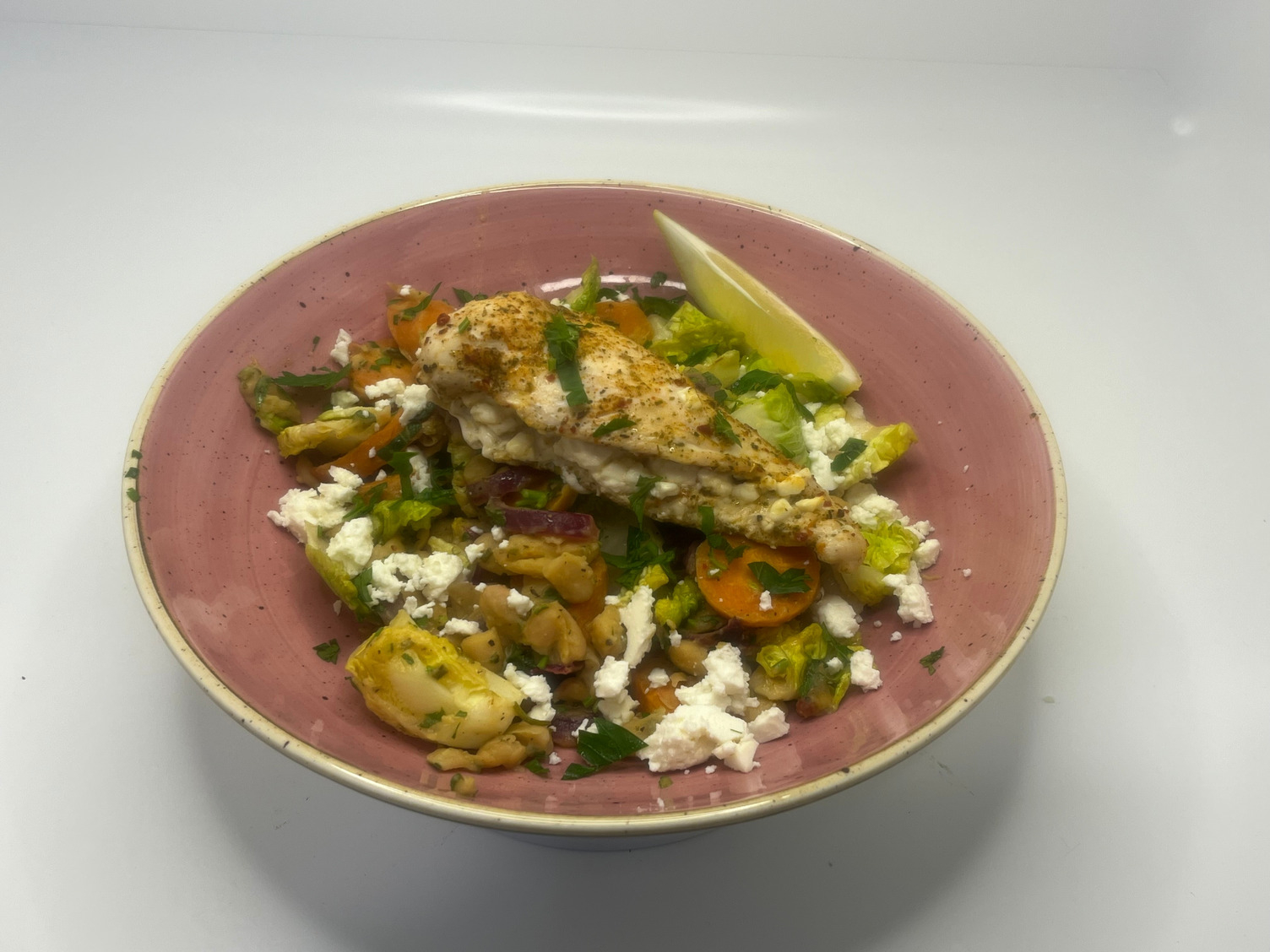 Gefüllte Souflaki Hähnchenbrust