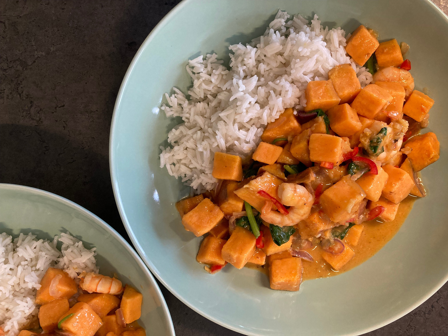 Thai Shrimp Coconut  Curry