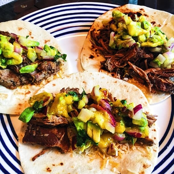 Jerk Pulled Pork Tacos 