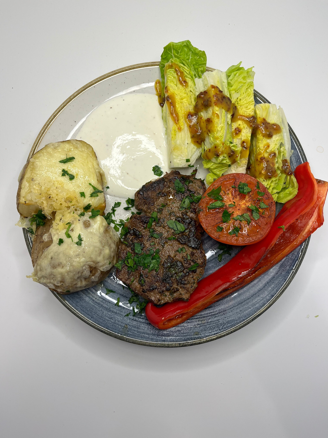 Amerikanisches Sirloin-Steak BBQ!